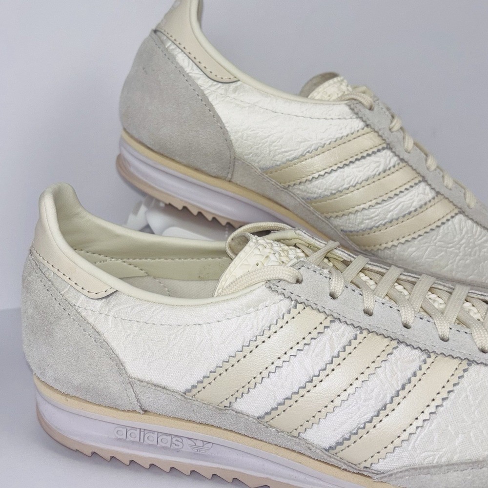 Adidas SL 72 OG Ivory Pearl Off White Sneakers Pink Sole JR3403 Women's US 7.5 - Picture 4 of 15